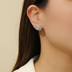 Load image into Gallery viewer, Twinkling Flower Silver Earrings - Reet Pehal
