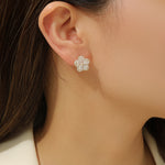 Load image into Gallery viewer, Adorable Cherry Blossom Gold Studs - Reet Pehal
