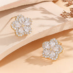 Load image into Gallery viewer, Adorable Cherry Blossom Gold Studs - Reet Pehal
