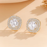 Load image into Gallery viewer, Timeless Brilliance Gold Earrings - Reet Pehal
