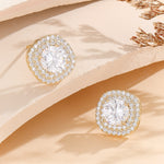 Load image into Gallery viewer, Timeless Brilliance Gold Earrings - Reet Pehal
