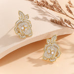 Load image into Gallery viewer, Leafy Radiance Gold Earrings - Reet Pehal
