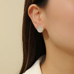 Load image into Gallery viewer, Sparkling Sphere Gold Earrings - Reet Pehal
