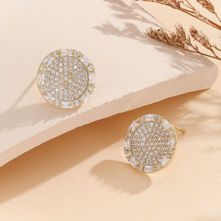 Sparkling Sphere Gold Earrings - Reet Pehal