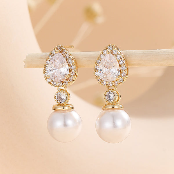 Classic Allure Gold Earrings - Reet Pehal