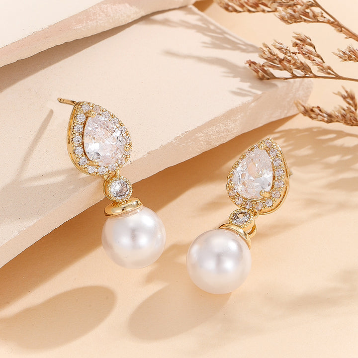 Classic Allure Gold Earrings - Reet Pehal