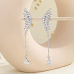 Load image into Gallery viewer, Diamond Aurora Wing-drop Earrings - Reet Pehal
