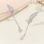 Load image into Gallery viewer, Diamond Aurora Wing-drop Earrings - Reet Pehal
