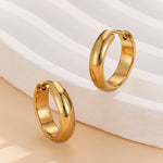 Load image into Gallery viewer, Classic Curve Hinged Hoop Earrings
