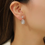 Load image into Gallery viewer, Radiant Petal Diamond Drop Earrings - Reet Pehal
