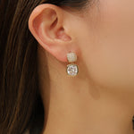 Load image into Gallery viewer, Glamorous Cushion-Cascade Gold Earrings - Reet Pehal
