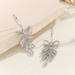 Load image into Gallery viewer, Glistening Leafy Knot Silver Earrings - Reet Pehal
