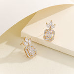 Load image into Gallery viewer, Versatile Diamond Waltz “Sparkling Aurora Gold Studs - Reet Pehal
