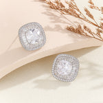 Load image into Gallery viewer, Luminescent Cushion-Cut Diamond Studs - Reet Pehal
