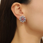 Load image into Gallery viewer, Blossoming Grace Diamond Earrings - Reet Pehal
