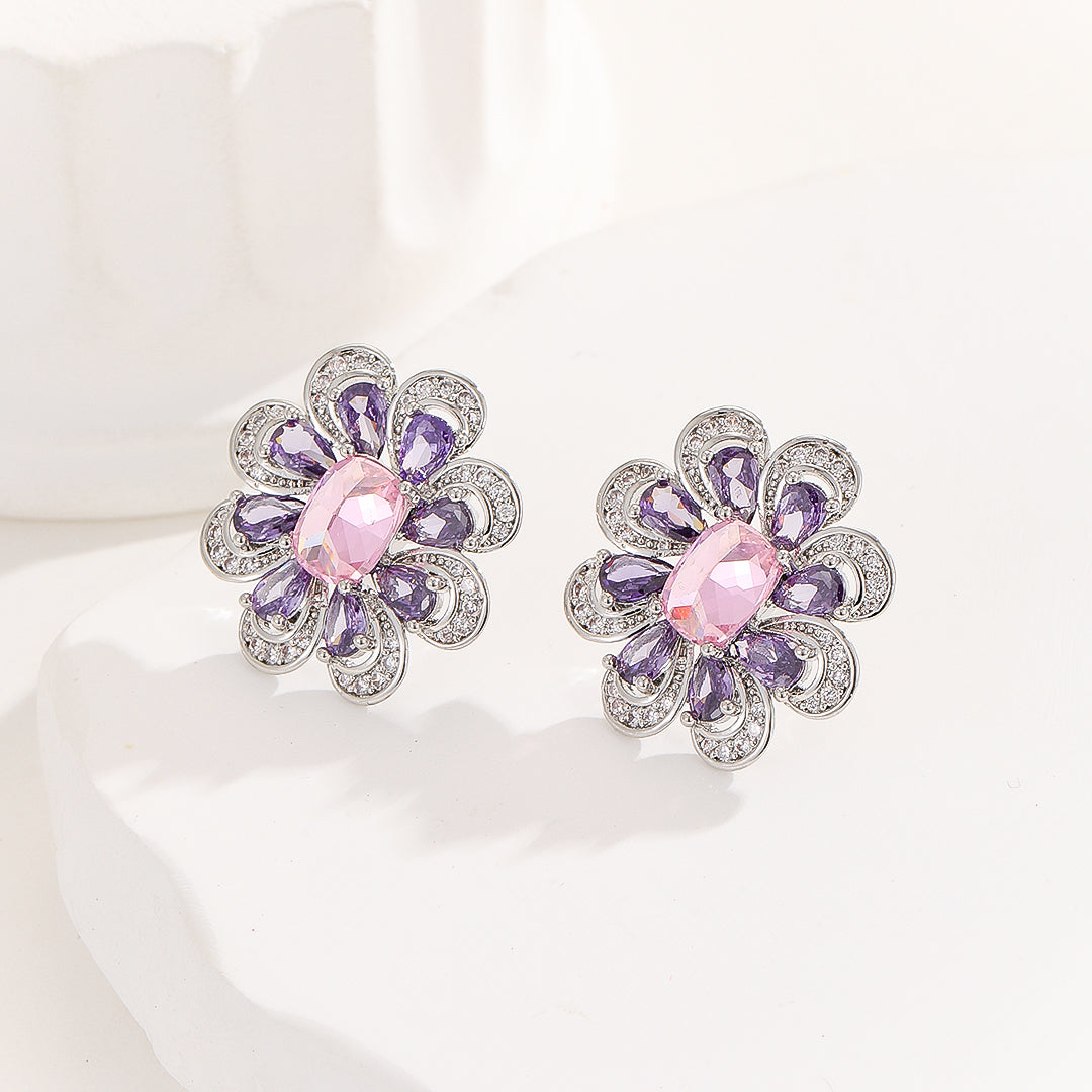 Blossoming Grace Diamond Earrings