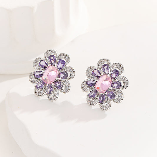 Blossoming Grace Diamond Earrings