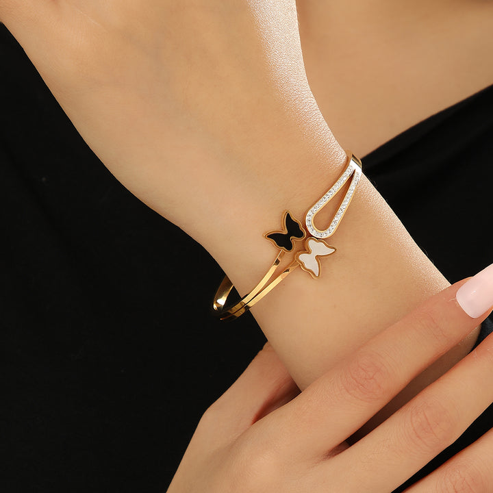 Bohemian Butterfly Charm Gold Bracelet - Reet Pehal