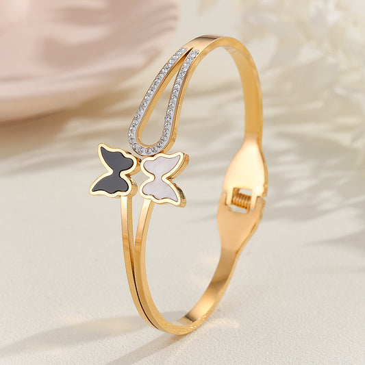 Bohemian Butterfly Charm Gold Bracelet - Reet Pehal