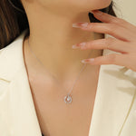 Load image into Gallery viewer, Dazzling Silver Dancing Diamond Pendant - Reet Pehal
