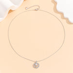 Load image into Gallery viewer, Dazzling Silver Dancing Diamond Pendant - Reet Pehal
