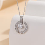 Load image into Gallery viewer, Dazzling Silver Dancing Diamond Pendant - Reet Pehal
