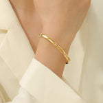 Load image into Gallery viewer, Harmony Filigree Gold Bangle - Reet Pehal
