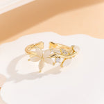 Load image into Gallery viewer, Ivory Floral Delight Ring - Reet Pehal
