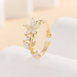 Load image into Gallery viewer, Ivory Floral Delight Ring - Reet Pehal
