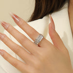 Load image into Gallery viewer, Swanky Baguette Cut Gold Band - Reet Pehal
