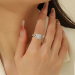 Load image into Gallery viewer, Gorgeous Princess-cut Gold Infinity Ring - Reet Pehal
