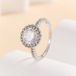 Load image into Gallery viewer, Sparkling Round Solitaire diamond Ring - Reet Pehal
