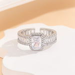 Load image into Gallery viewer, Deluxe Princess Cut Diamond Ring - Reet Pehal
