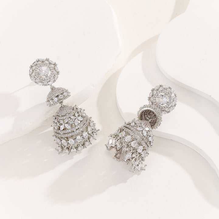 Symphony of Sparkle Silver Earrings - Reet Pehal