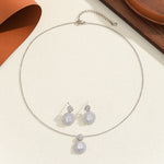 Load image into Gallery viewer, Celestial Glow Silver Pendant Set - Reet Pehal
