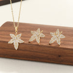 Load image into Gallery viewer, Leafy Grace Gold Pendant Set - Reet Pehal
