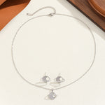 Load image into Gallery viewer, Lunar Serenity Silver Pendant Set - Reet Pehal
