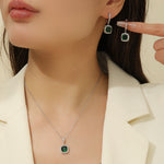 Load image into Gallery viewer, Radiant Green Delight Pendant Set - Reet Pehal
