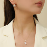 Load image into Gallery viewer, Glistening Gold Teardrop Pendant Set - Reet Pehal
