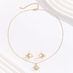 Load image into Gallery viewer, Lunar Serenity Gold Pendant Set - Reet Pehal
