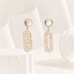 Load image into Gallery viewer, Moonlit Marvel Gold Earrings - Reet Pehal
