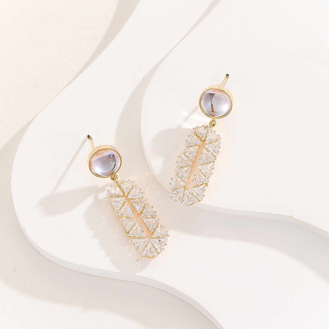 Moonlit Marvel Gold Earrings - Reet Pehal