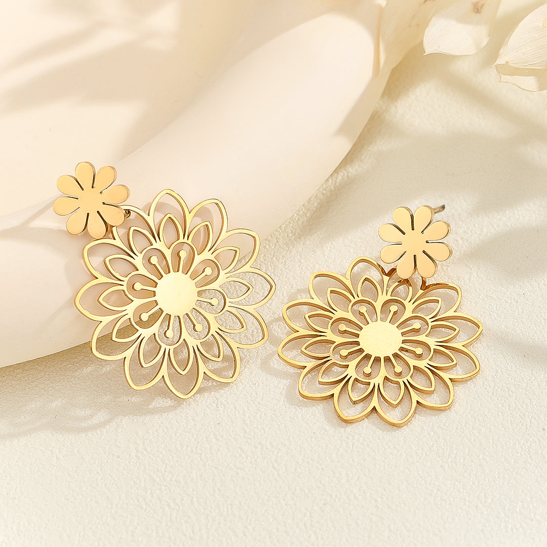 Elegant Eternal Blossom Earrings