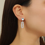 Load image into Gallery viewer, Moonlit Silver Marvel Earrings - Reet Pehal
