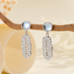 Load image into Gallery viewer, Moonlit Silver Marvel Earrings - Reet Pehal
