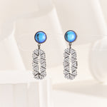 Load image into Gallery viewer, Moonlit Sapphire Marvel Earrings - Reet Pehal
