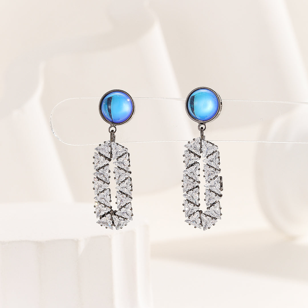 Moonlit Sapphire Marvel Earrings - Reet Pehal