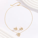 Load image into Gallery viewer, Gold Ribbon Bliss Pendant Set - Reet Pehal
