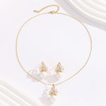 Load image into Gallery viewer, Radiant Flora Gold Pendant Set - Reet Pehal
