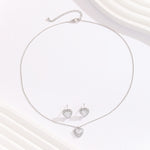 Load image into Gallery viewer, Dazzling Diamond Heart Pendant Set - Reet Pehal
